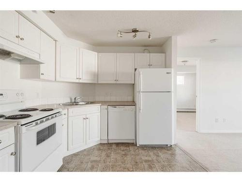 201-2000 Applevillage Court Se, Calgary, AB - Indoor Photo Showing Kitchen With Double Sink