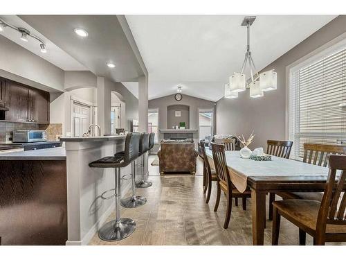 212 Silverado Range Close Sw, Calgary, AB - Indoor Photo Showing Dining Room