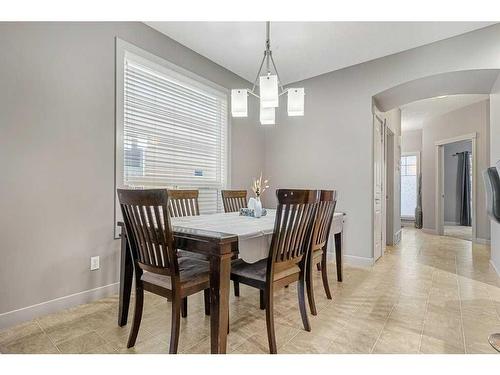 212 Silverado Range Close Sw, Calgary, AB - Indoor Photo Showing Dining Room