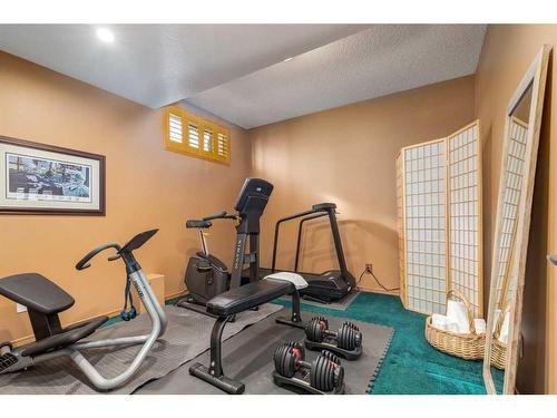 330 Diamond Drive Se, Calgary, AB - Indoor Photo Showing Gym Room