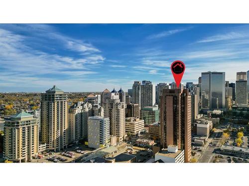 608-1100 8 Avenue Sw, Calgary, AB - Outdoor With View