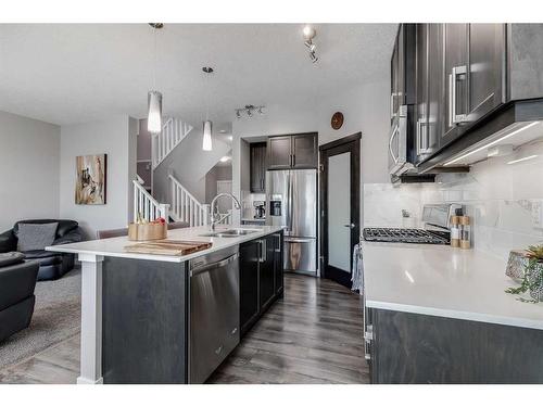 244 Nolanfield Way Nw, Calgary, AB - Indoor Photo Showing Kitchen With Double Sink With Upgraded Kitchen