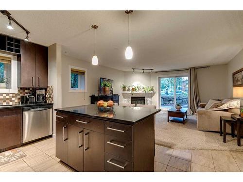 102-1931 25A Street Sw, Calgary, AB - Indoor Photo Showing Kitchen