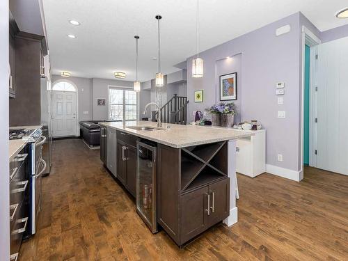 344 Quarry Park Boulevard Se, Calgary, AB - Indoor Photo Showing Kitchen With Upgraded Kitchen