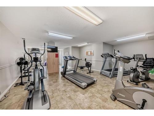 232-15 Everstone Drive Sw, Calgary, AB - Indoor Photo Showing Gym Room