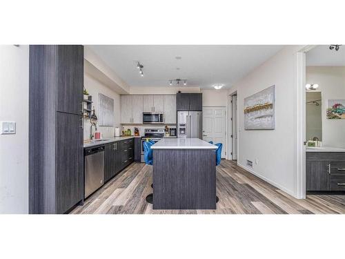 1201-298 Sage Meadows Park Nw, Calgary, AB - Indoor Photo Showing Kitchen