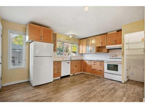 47 Fairview Crescent Se, Calgary, AB - Indoor Photo Showing Kitchen With Double Sink