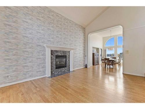 15 Suncastle Place Se, Calgary, AB - Indoor With Fireplace