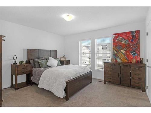 217 South Point Park Sw, Airdrie, AB - Indoor Photo Showing Bedroom