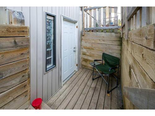 1218 Downie Street, Carstairs, AB - Outdoor With Deck Patio Veranda With Exterior