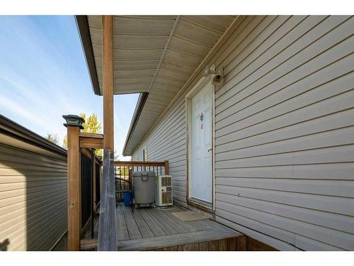 1218 Downie Street, Carstairs, AB - Outdoor With Deck Patio Veranda With Exterior