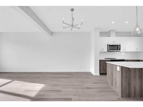 415-137 Red Embers Link Ne, Calgary, AB - Indoor Photo Showing Kitchen With Upgraded Kitchen