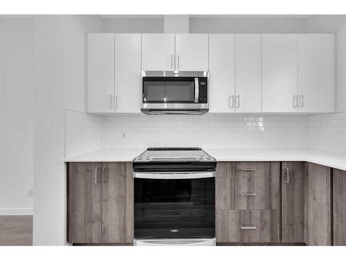 415-137 Red Embers Link Ne, Calgary, AB - Indoor Photo Showing Kitchen With Upgraded Kitchen