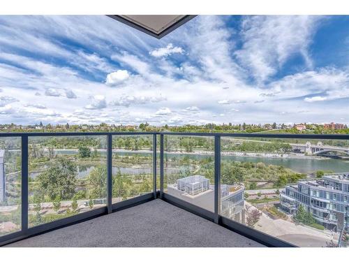 1102-128 2 Street Sw, Calgary, AB - Outdoor With Balcony With View