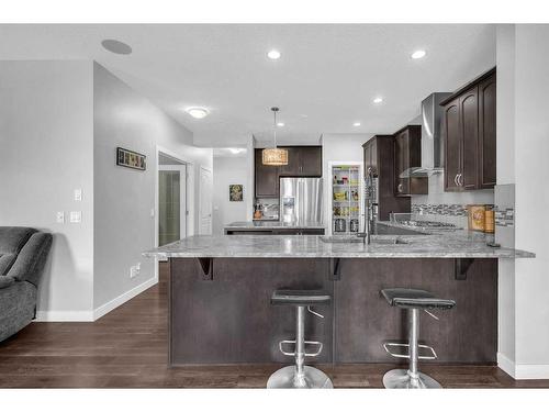 178 Chaparral Valley Way Se, Calgary, AB - Indoor Photo Showing Kitchen With Upgraded Kitchen