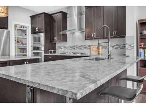 178 Chaparral Valley Way Se, Calgary, AB - Indoor Photo Showing Kitchen With Upgraded Kitchen