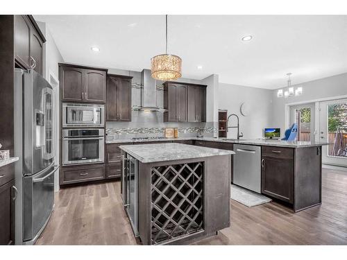 178 Chaparral Valley Way Se, Calgary, AB - Indoor Photo Showing Kitchen With Upgraded Kitchen