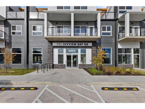 2222-151 Skyview Bay Ne, Calgary, AB - Outdoor With Facade