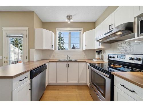 72 Inverness Square Se, Calgary, AB - Indoor Photo Showing Kitchen With Double Sink