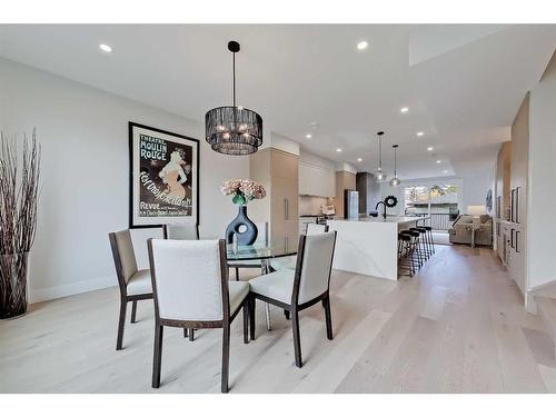 228 20 Avenue Nw, Calgary, AB - Indoor Photo Showing Dining Room