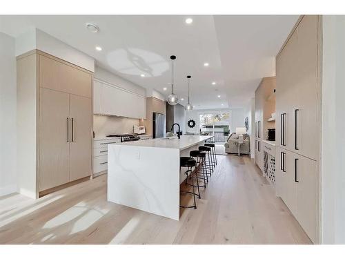 228 20 Avenue Nw, Calgary, AB - Indoor Photo Showing Kitchen With Upgraded Kitchen