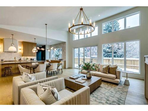 1055 Kerfoot Crescent Sw, Calgary, AB - Indoor Photo Showing Living Room