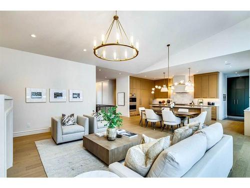 1055 Kerfoot Crescent Sw, Calgary, AB - Indoor Photo Showing Living Room