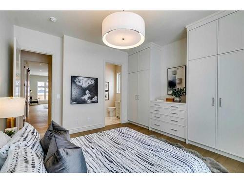 1055 Kerfoot Crescent Sw, Calgary, AB - Indoor Photo Showing Bedroom