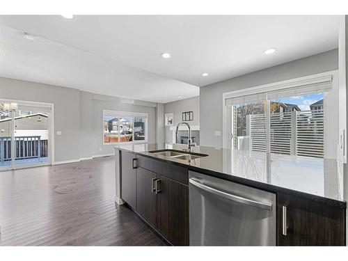 42 Redstone Manor Ne, Calgary, AB - Indoor Photo Showing Kitchen With Double Sink