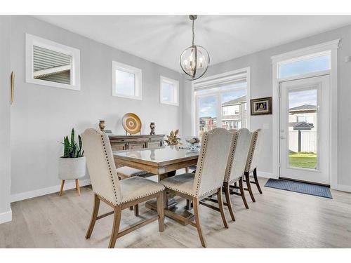 2137 Ravensdun Crescent Se, Airdrie, AB - Indoor Photo Showing Dining Room