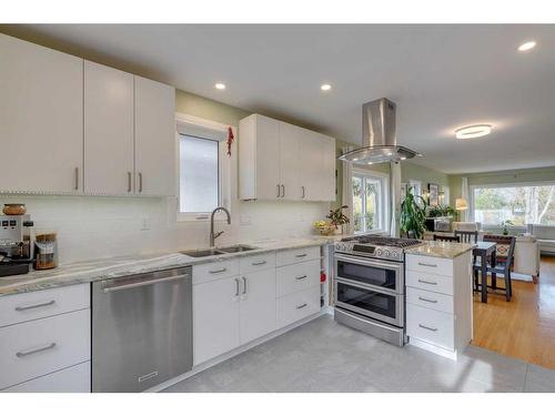 311 7 Avenue Ne, Calgary, AB - Indoor Photo Showing Kitchen With Double Sink With Upgraded Kitchen