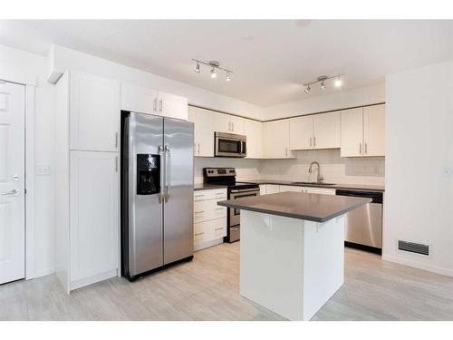 4313-99 Copperstone Park Se, Calgary, AB - Indoor Photo Showing Kitchen With Stainless Steel Kitchen