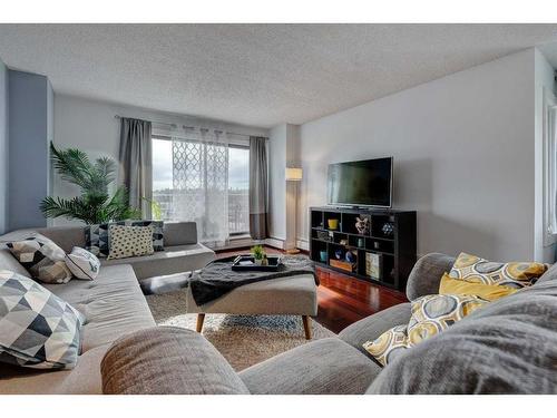 1210-540 14 Avenue Sw, Calgary, AB - Indoor Photo Showing Living Room