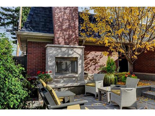 3120 5A Street Nw, Calgary, AB - Outdoor With Fireplace