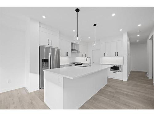 57 Walgrove Place Se, Calgary, AB - Indoor Photo Showing Kitchen With Upgraded Kitchen