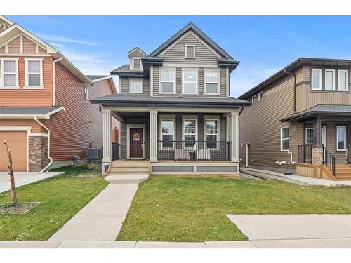 374 Evanston Way Nw, Calgary, AB - Outdoor With Deck Patio Veranda With Facade