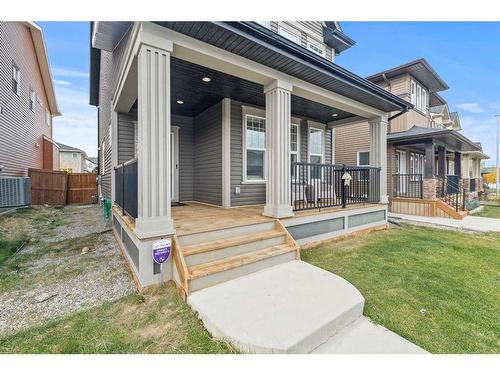 374 Evanston Way Nw, Calgary, AB - Outdoor With Deck Patio Veranda