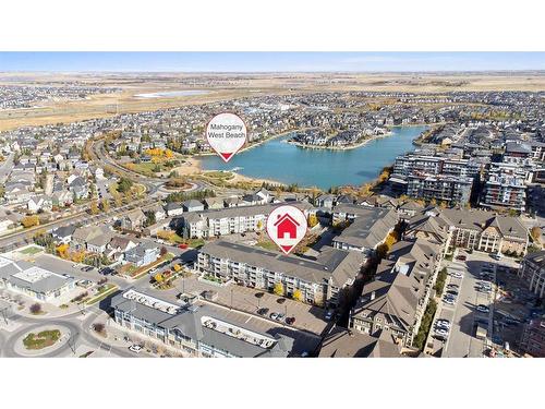 3407-11 Mahogany Row Se, Calgary, AB - Outdoor With Body Of Water With View