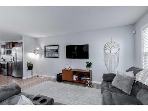 152 Copperstone Gardens Se, Calgary, AB - Indoor Photo Showing Living Room