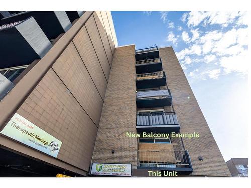 220-519 17 Avenue Sw, Calgary, AB - Outdoor With Balcony