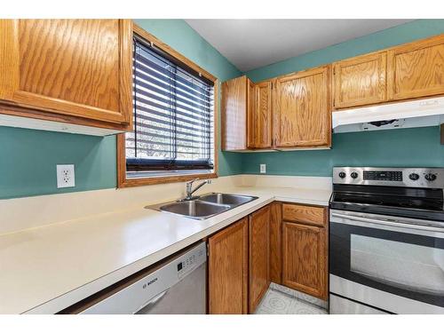 278 Martindale Boulevard Ne, Calgary, AB - Indoor Photo Showing Kitchen With Double Sink