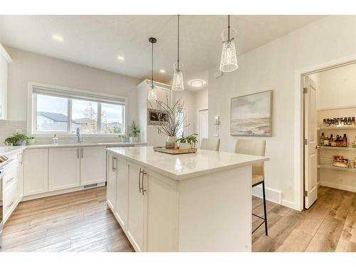 47 Magnolia Way Se, Calgary, AB - Indoor Photo Showing Kitchen With Upgraded Kitchen