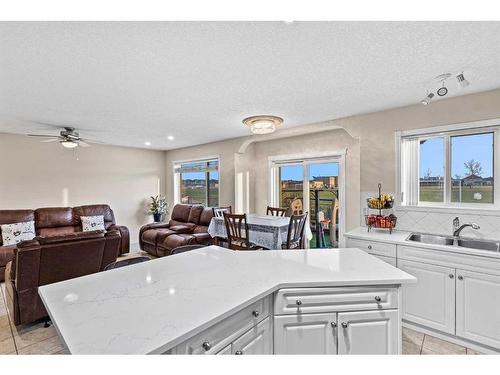 311 Taracove Estate Drive Ne, Calgary, AB - Indoor Photo Showing Kitchen With Double Sink