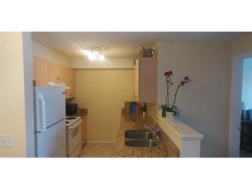 3219-16320 24 Street Sw, Calgary, AB - Indoor Photo Showing Kitchen With Double Sink