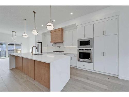 1143 Richland Road Ne, Calgary, AB - Indoor Photo Showing Kitchen With Upgraded Kitchen