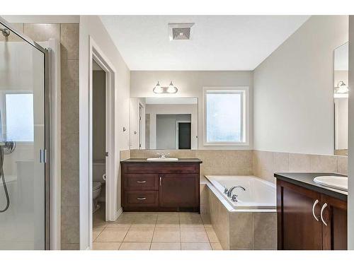 32 Silverado Saddle Court Sw, Calgary, AB - Indoor Photo Showing Bathroom