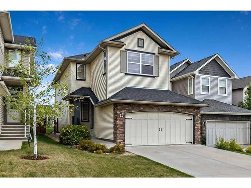 32 Silverado Saddle Court Sw, Calgary, AB - Outdoor With Facade