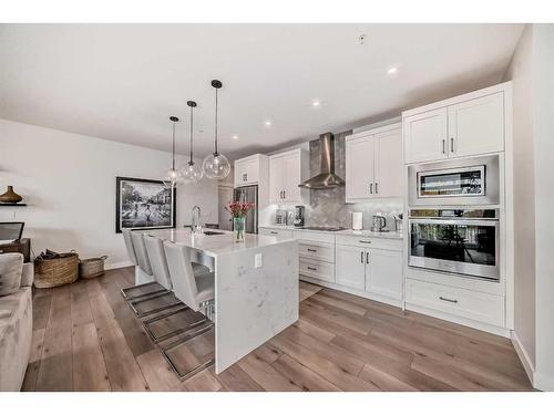 108-35 Walgrove Walk Se, Calgary, AB - Indoor Photo Showing Kitchen With Upgraded Kitchen