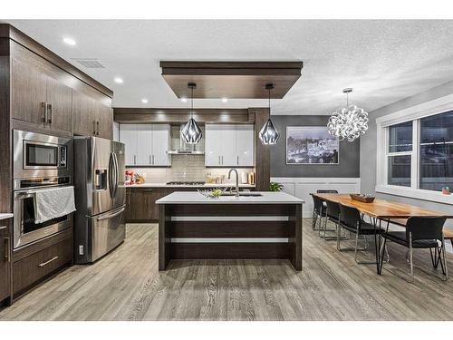 111 Sherview Grove Nw, Calgary, AB - Indoor Photo Showing Kitchen With Stainless Steel Kitchen