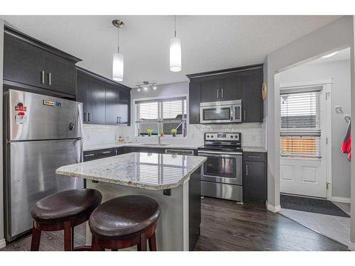 32 Auburn Meadows Avenue Se, Calgary, AB - Indoor Photo Showing Kitchen With Stainless Steel Kitchen With Upgraded Kitchen